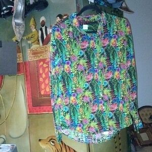 Floral Multicolor Jill McGowan Blouse